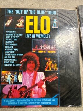 ELO Japan music LASERDISC Live At Wembley ELECTRIC LIGHT ORCHESTRA LD obi $0 SHI